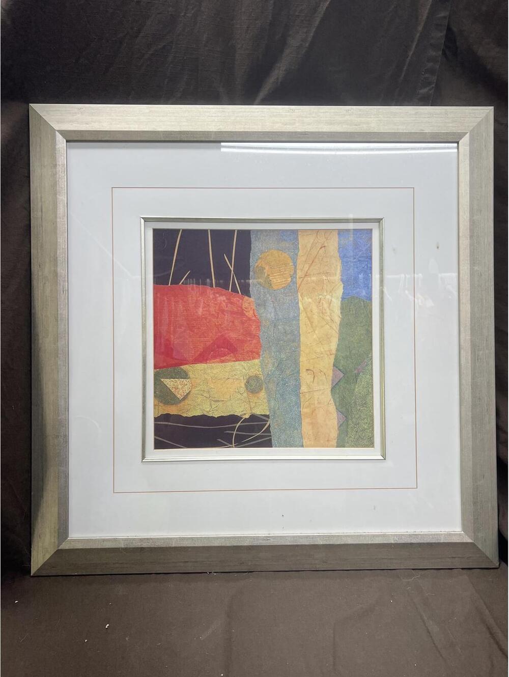 Contemporary Abstract Art Print by Scott Sandell in Frame